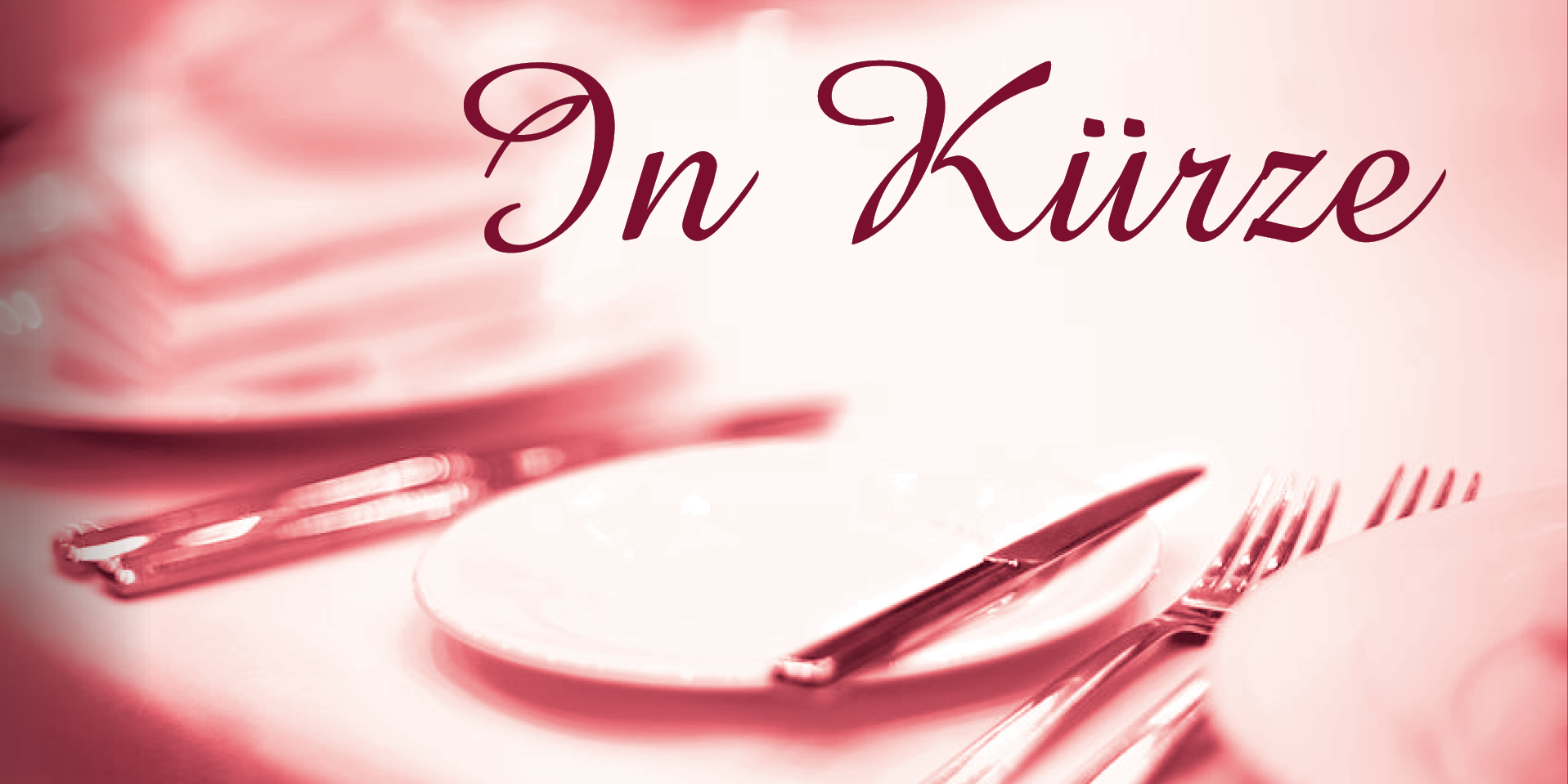 Die Mittagsmenus der nächsten Woche im Restaurant Rondo