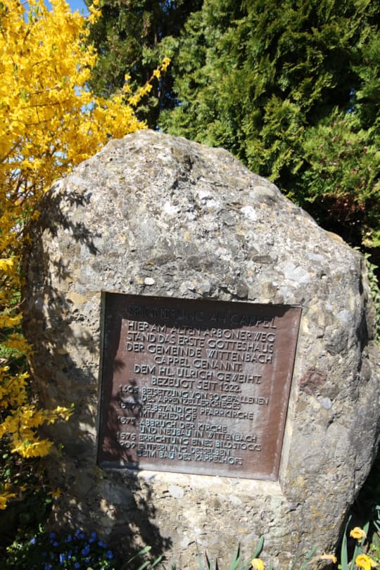 Gedenkstein an die ehemalige "Cappel"